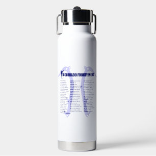 Colorado 14ers  water bottle
