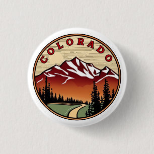Colorado  1 inch round button