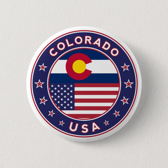 Colorado 2 Inch Round Button (Front)
