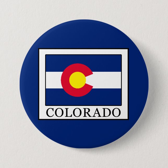 Colorado 3 Inch Round Button (Front)
