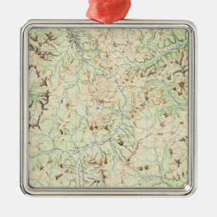 Colorado 6 metal ornament