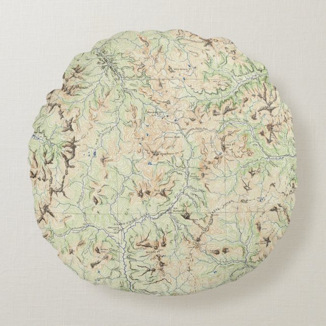 Colorado 6 round pillow (Front)