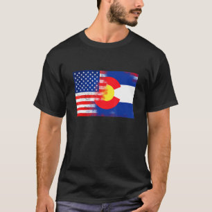 Colorado American Flag Fusion Essential T-Shirt