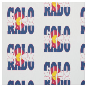 Colorado American state flag Fabric
