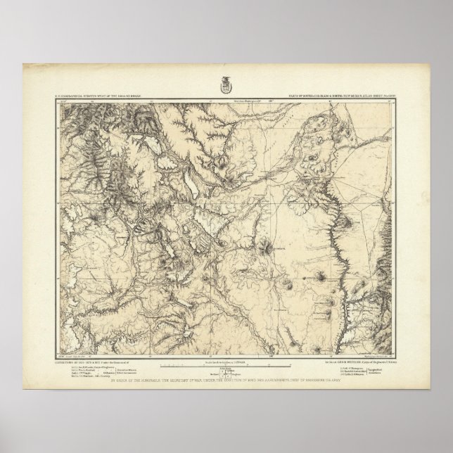 Colorado and New Mexico Poster (Front)