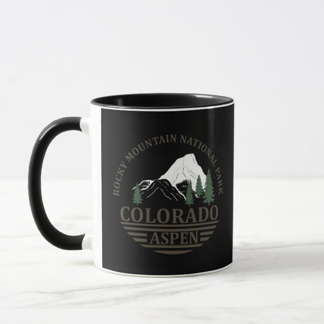 Colorado Aspen ski resort Mug (Left)