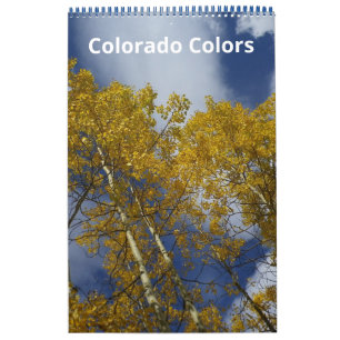 Colorado Automne Couleurs Calendrier 18 Mois