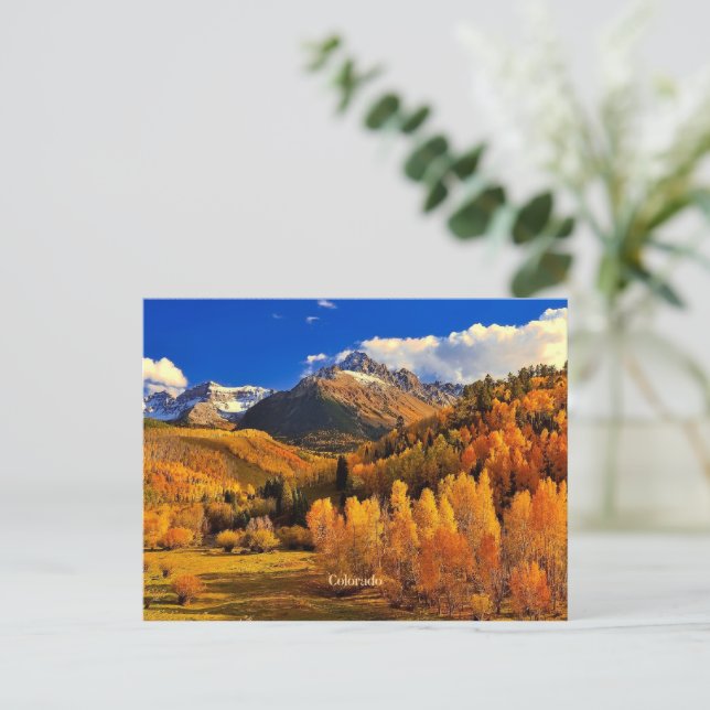 Colorado autumn postcard (Standing Front)