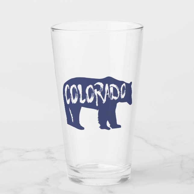 Colorado Bear Glass (Front)