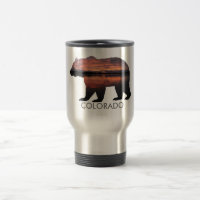 Colorado Bear | Sunset | Silver Mug