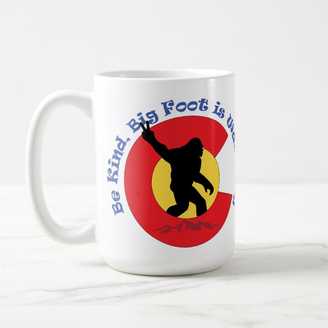 Colorado Bigfoot tasse à café (Gauche)