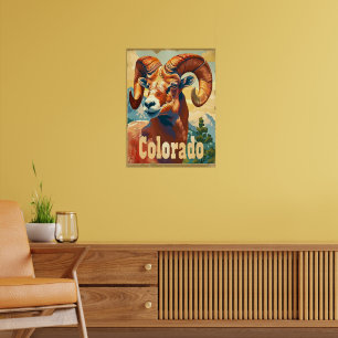 Colorado Bighorn sheep  Poster