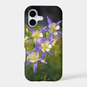 Colorado Blue Columbine Painting - Original Art