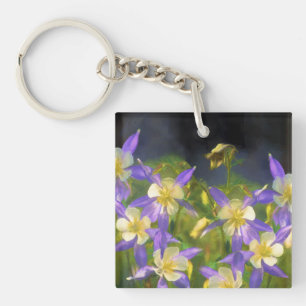 Colorado Blue Columbine Peinture - Art original