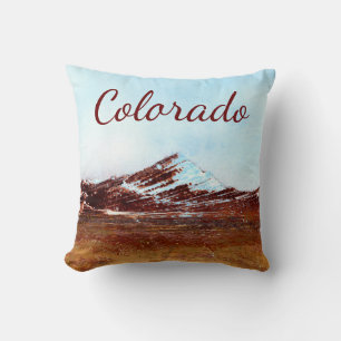 Colorado Blue Skies Throw Pillow