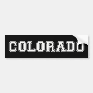 Colorado Bumper Sticker