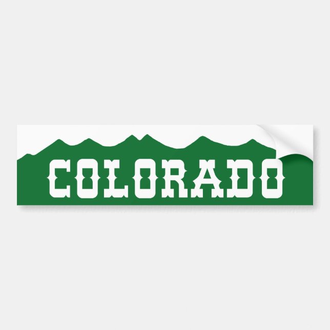 COLORADO Bumper Sticker (Front)