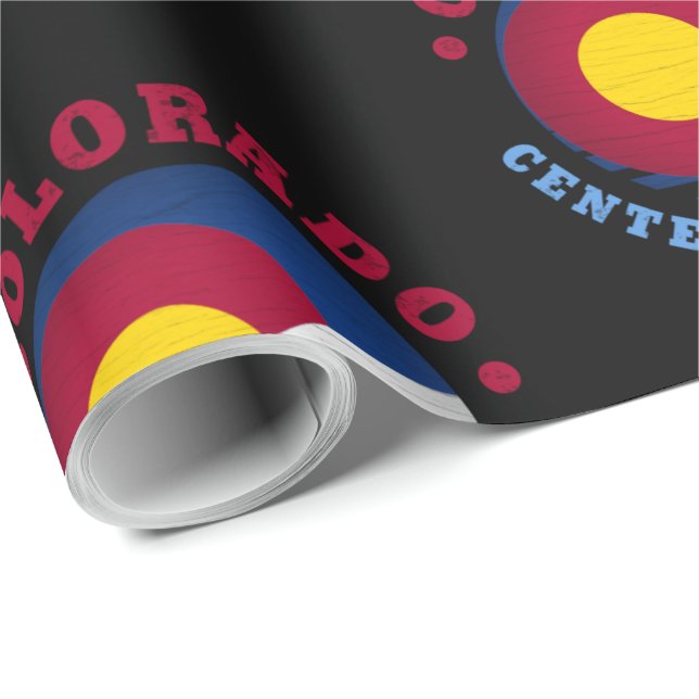COLORADO CENTENNIAL STATE FLAG WRAPPING PAPER (Roll Corner)