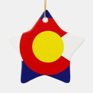 COLORADO CERAMIC ORNAMENT