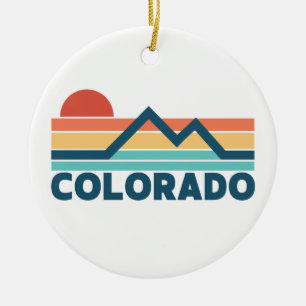 COLORADO CERAMIC ORNAMENT
