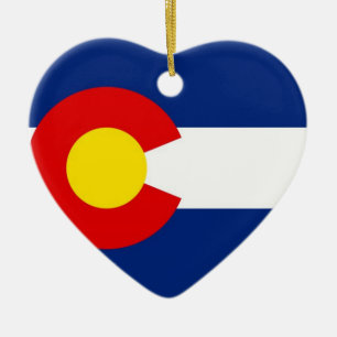 Colorado Ceramic Ornament