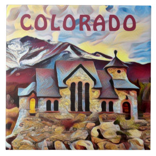 COLORADO - Chapel on the Rock, Allenspark, CO Tile