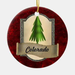 Colorado Christmas Ornament