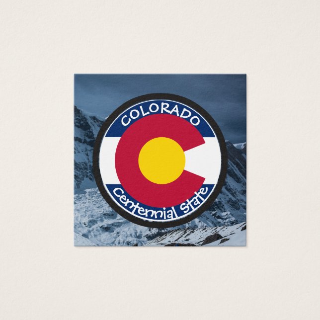 Colorado Circular Flag (Front)