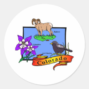 Colorado Classic Round Sticker