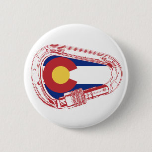 Colorado Climbing Carabiner 2 Inch Round Button