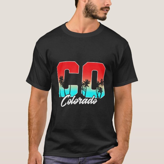 Colorado Co Palm Tree State T-Shirt (Front)