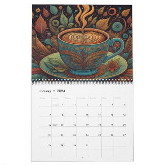 Colorado Coffee Shop Espresso Chai Tea Cafe Calendar