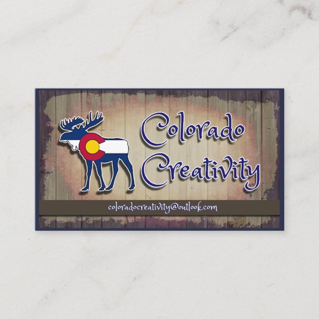 Colorado Creativity Business Cards (Front)