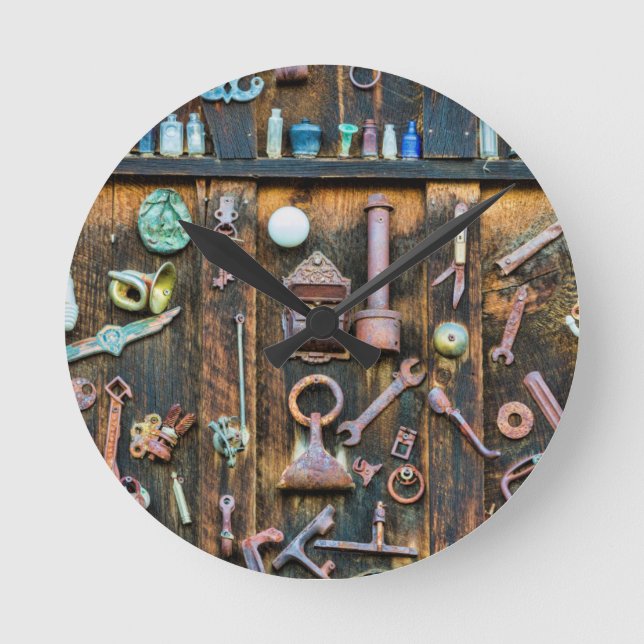 Colorado, Crested Butte. Antique collection Round Clock (Front)