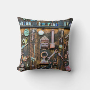 Colorado, Crested Butte. Antique collection Throw Pillow
