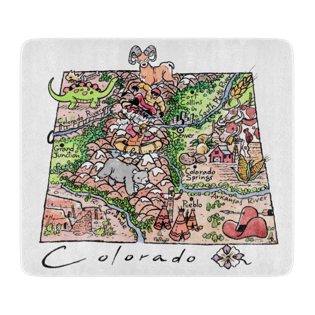 COLORADO CUTTING BOARD (Front)
