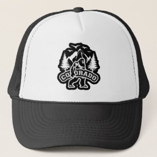 Colorado Day Bigfoot National Park Vintage Hiking Trucker Hat