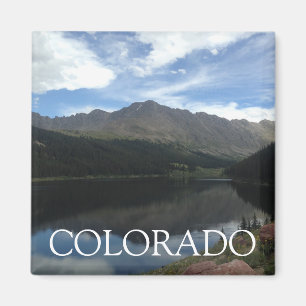 Colorado de belles montagnes et Serene Lake Magnet