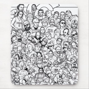 Colorado Dj Colouring Book mouse pad