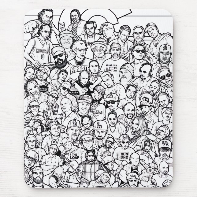 Colorado Dj Colouring Book mouse pad (Front)