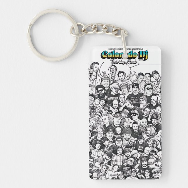 Colorado Dj keychain (Front)
