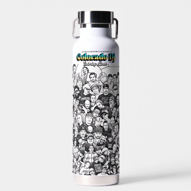 Colorado Dj Water Bottle (Front)