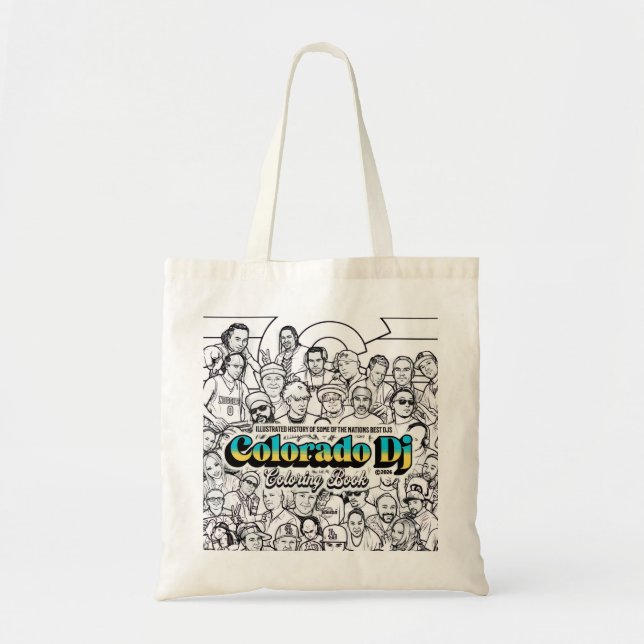 Colorado Djs Colouring Book book bag (Front)