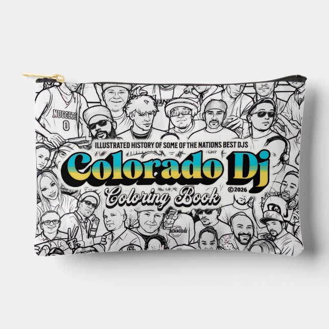 Colorado Djs Colouring Book Marker/Pen Bag (Front)