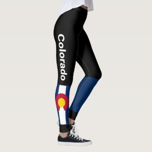 Colorado Drapeaux Leggings À Pantalon