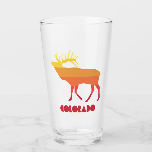 Colorado Elk Glass (Front)