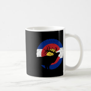 Colorado Elk Hunting T Shirt Co State Flag Hunter Coffee Mug