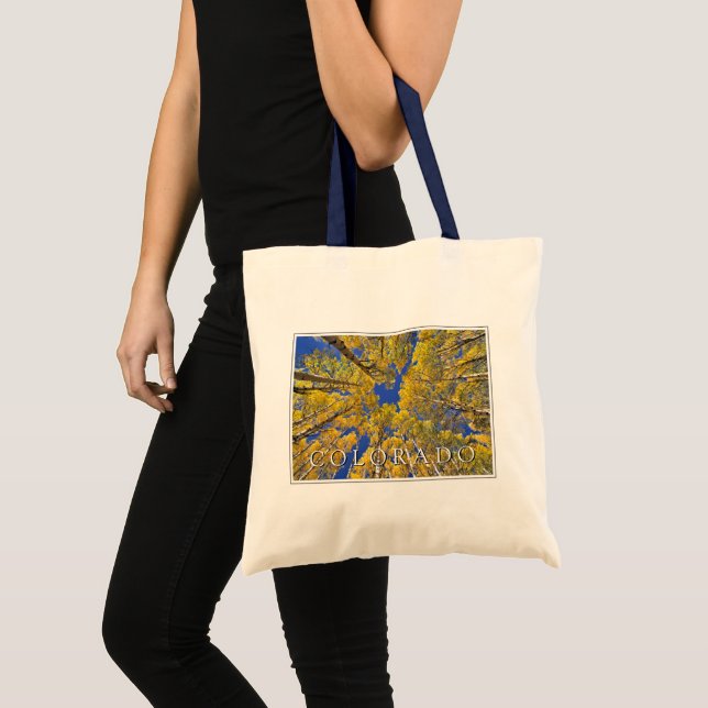 Colorado Fall | Aspen Forest in Autumn Tote Bag (Front (Product))