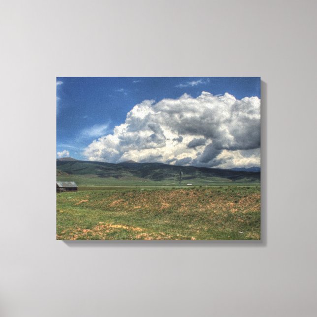 Colorado Farm Canvas Print (Front)