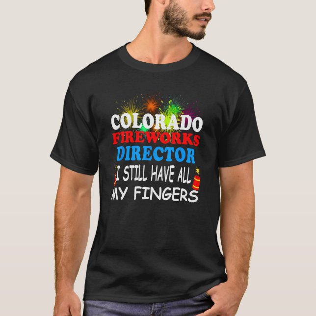 Colorado Fireworks Director T-Shirt (Front)